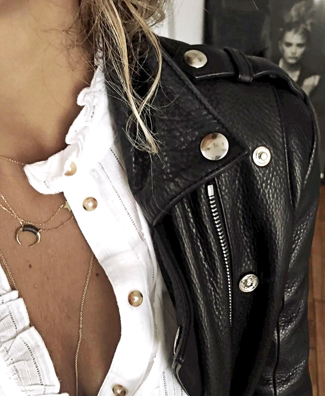 Perfecto et Chemise blanche