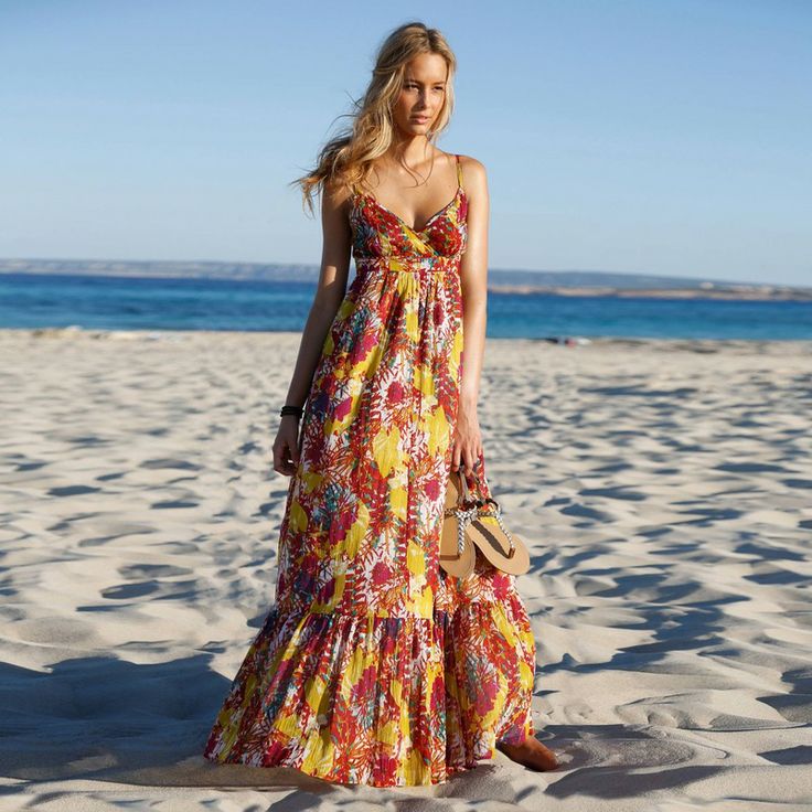 robe longue de plage