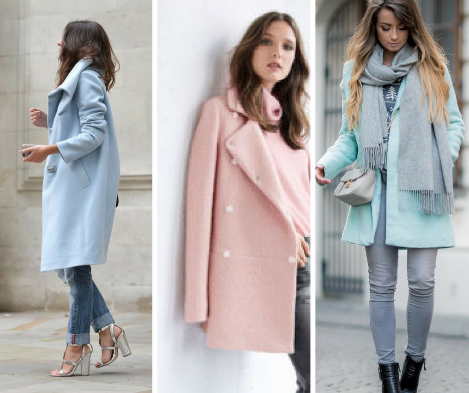 manteau couleur pastel