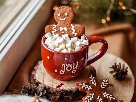 chocolat chaud de noël