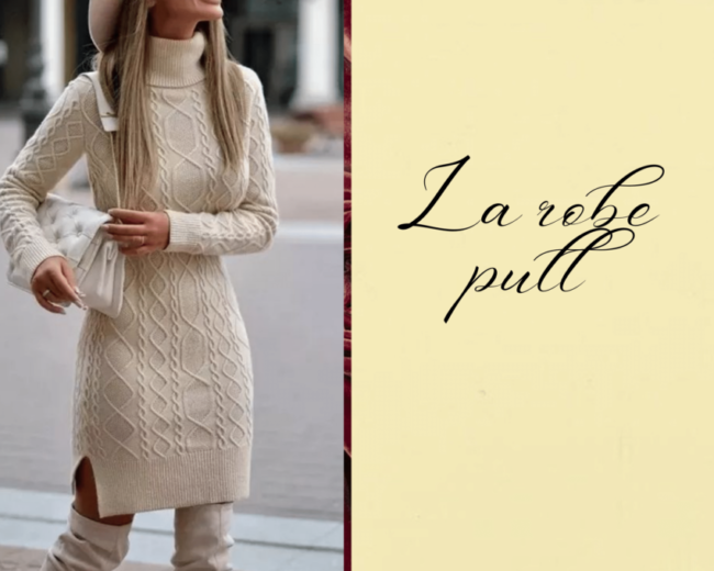 porter une robe pull